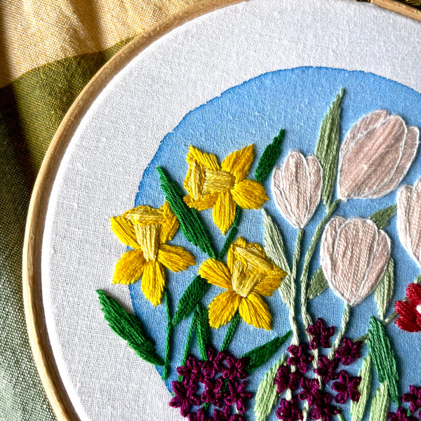 March 2024 Embroidery PDF Pattern  - Re-release