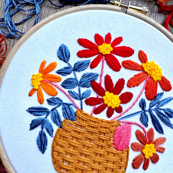 June 2024 Embroidery PDF Pattern  - Re-release