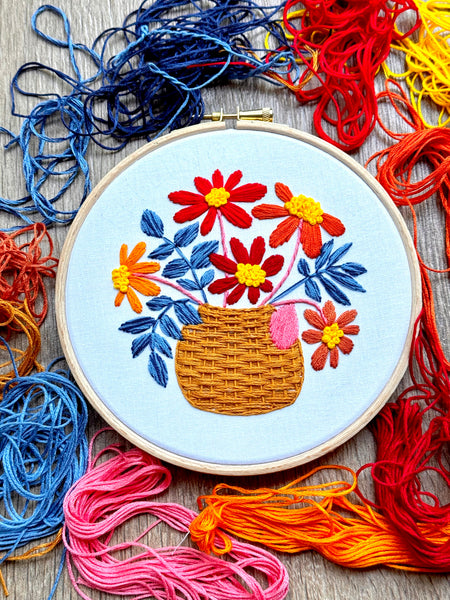 June 2024 Embroidery PDF Pattern  - Re-release