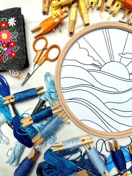 Rays and Waves Stitchalong, Live Video Tutorials on Instagram