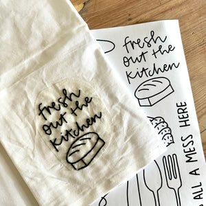 The Tea Towel Stitchalong, Live Video Tutorials on Instagram