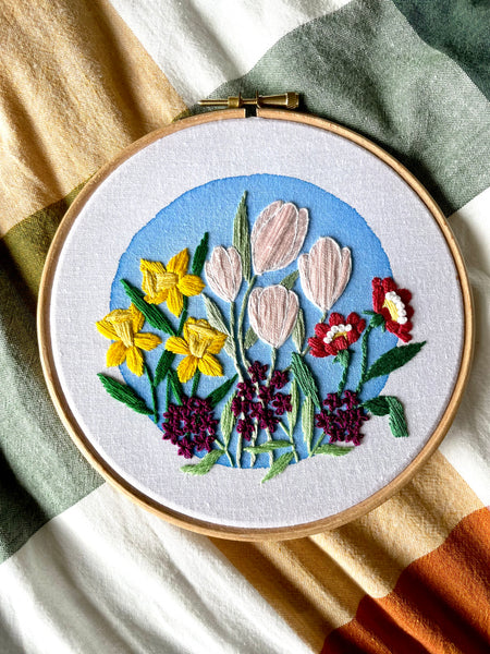 March 2024 Embroidery PDF Pattern  - Re-release