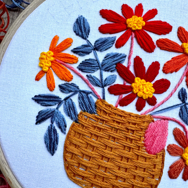 June 2024 Embroidery PDF Pattern  - Re-release