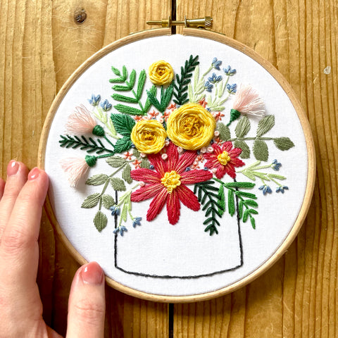 April 2024 Embroidery PDF Pattern  - Re-release