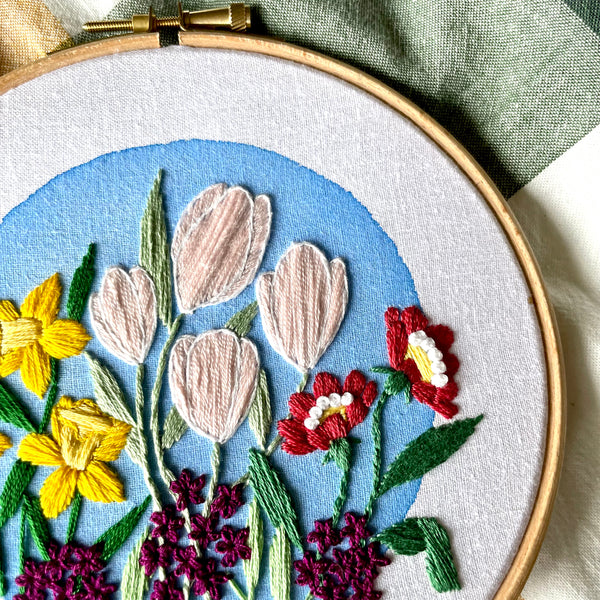 March 2024 Embroidery PDF Pattern  - Re-release