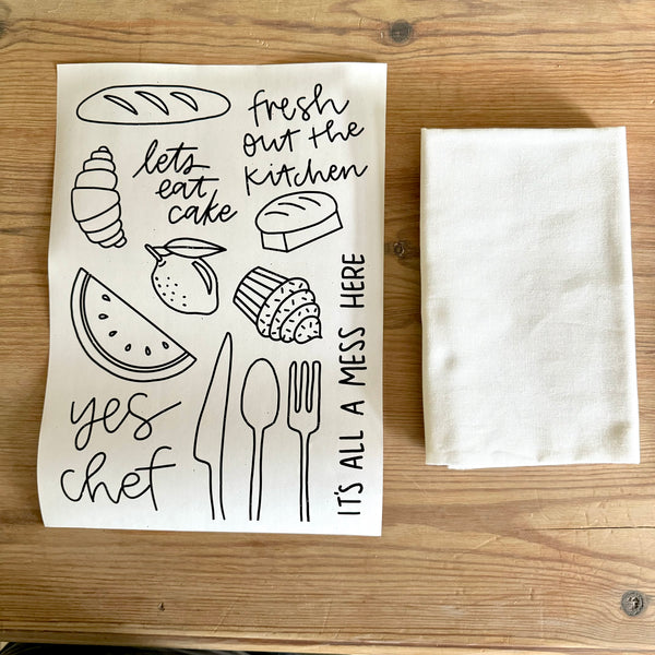 The Tea Towel Stitchalong, Live Video Tutorials on Instagram