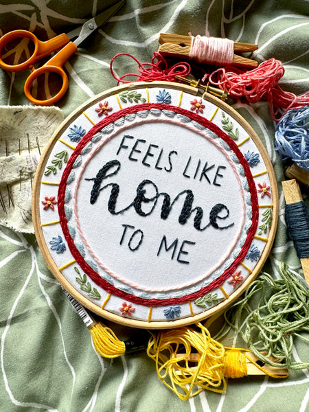 June 2025 Embroidery PDF Pattern  - Re-release