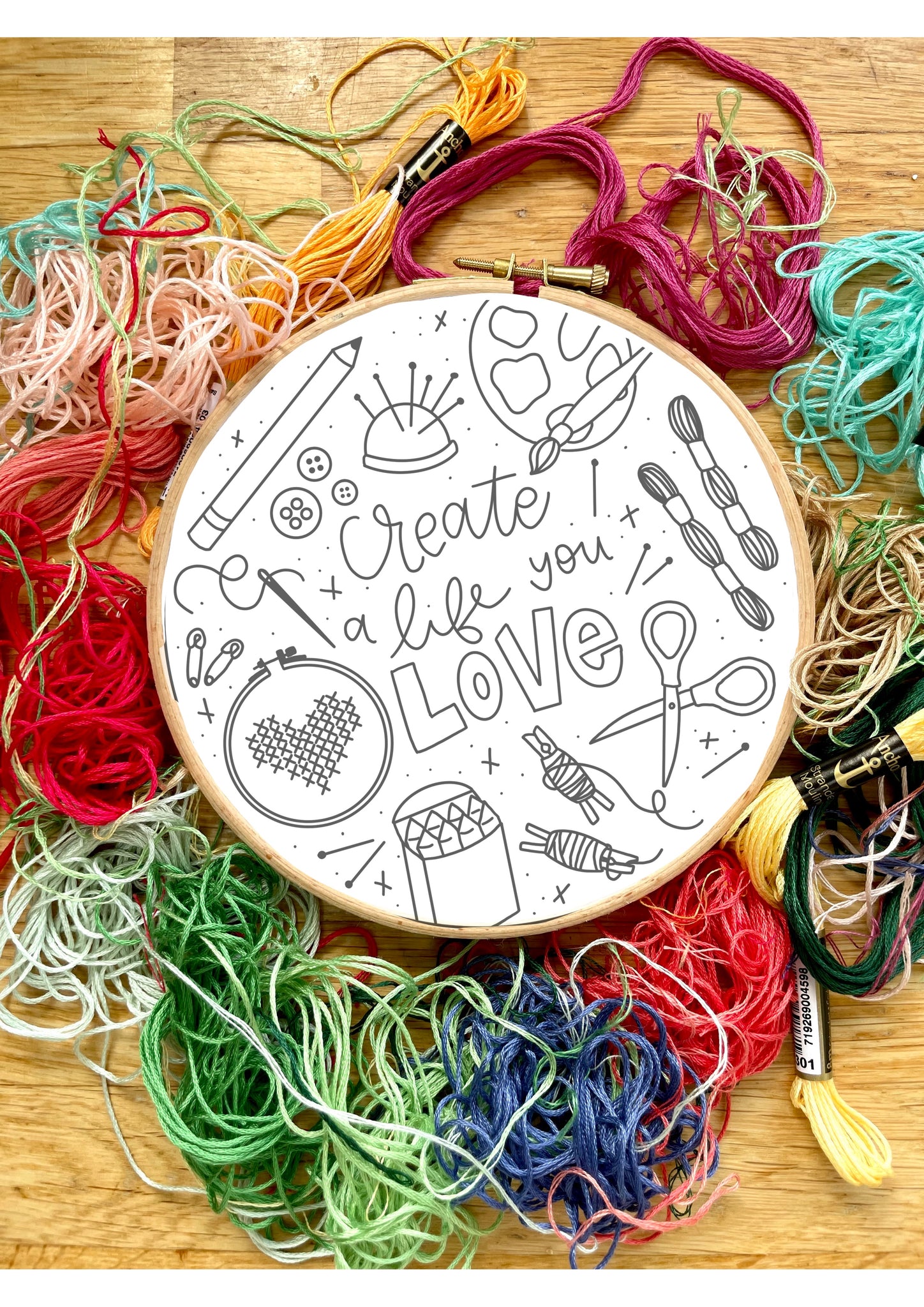 Create A Life You Love Stitchalong Stitchalong, Live Video Tutorials on Instagram