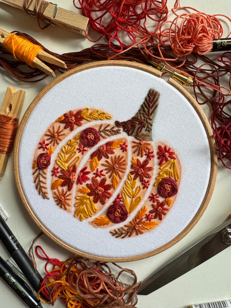 October 2025 Pattern of the Month Club - A Digital Embroidery Pattern Subscription