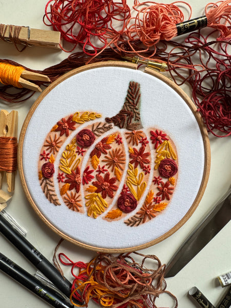 October 2025 Pattern of the Month Club - A Digital Embroidery Pattern Subscription