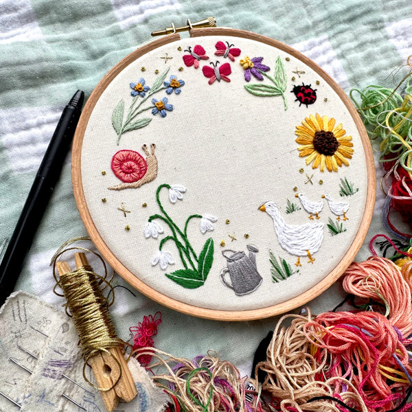 March 2025 Embroidery PDF Pattern  - Re-release