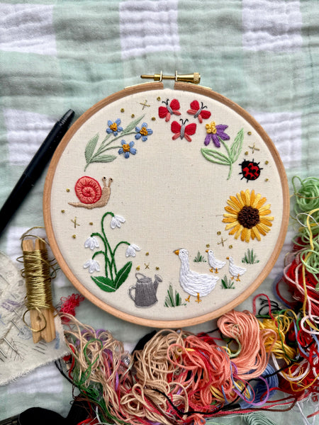 March 2025 Embroidery PDF Pattern  - Re-release