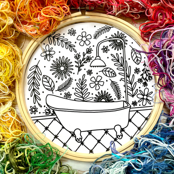 Fun in the Tub Stitchalong, Live Video Tutorials on Instagram