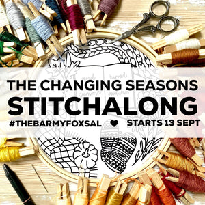 The Changing Seasons Stitchalong, Live Videos on Instagram