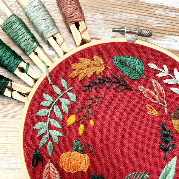 November 2021 Embroidery PDF Pattern  - Re-release