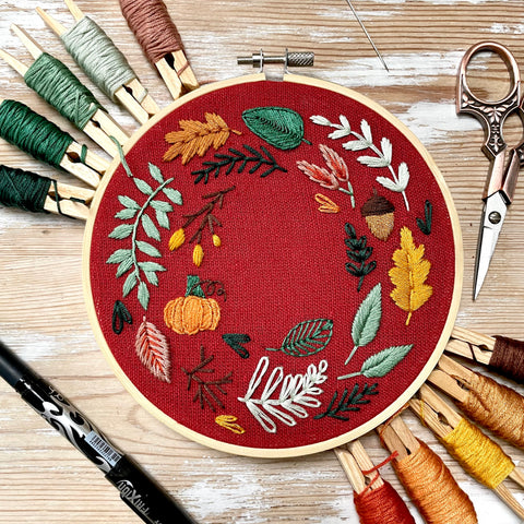 November 2021 Embroidery PDF Pattern  - Re-release