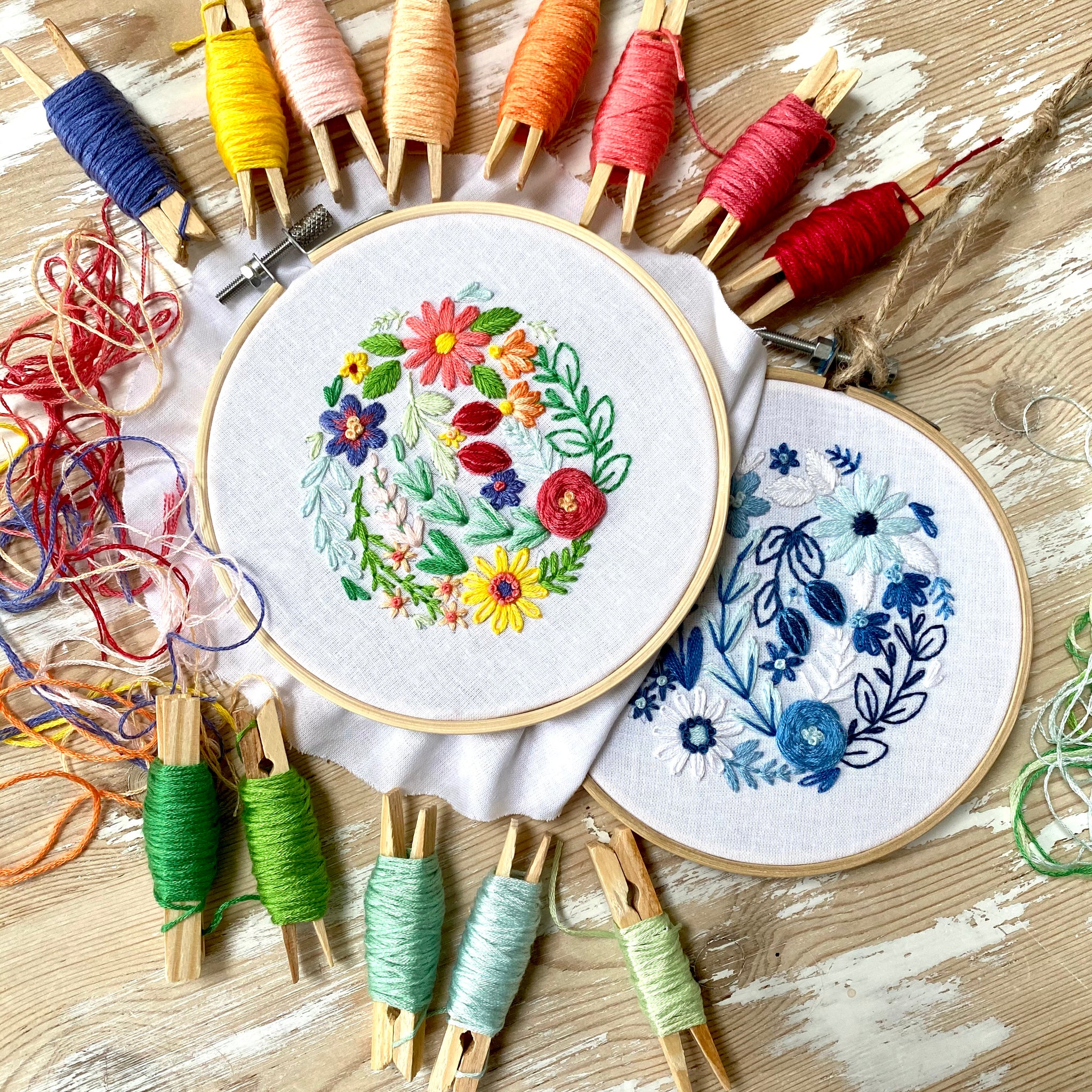 June 2021 Embroidery PDF Pattern  - Re-release