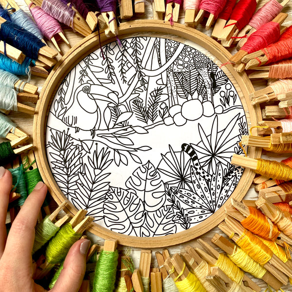 The Jungle Stitchalong, Live Videos on Instagram