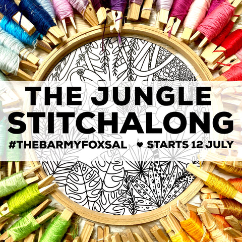 The Jungle Stitchalong, Live Videos on Instagram