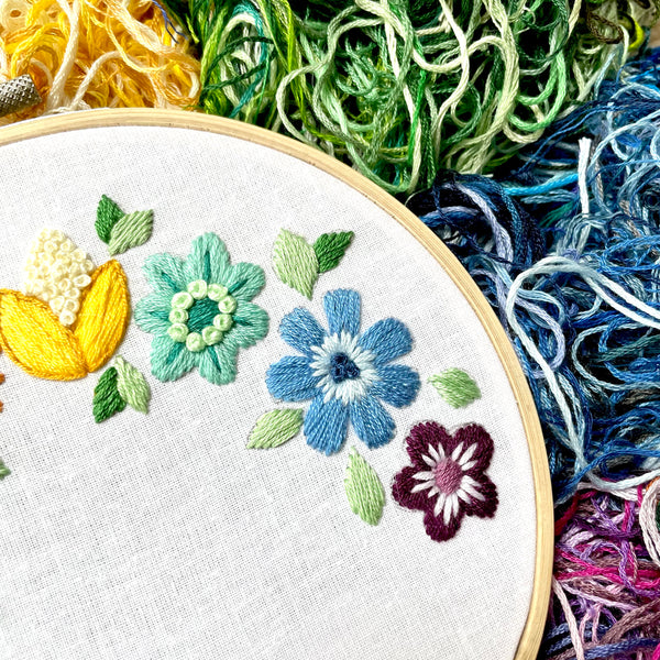 March 2022 Embroidery PDF Pattern  - Re-release