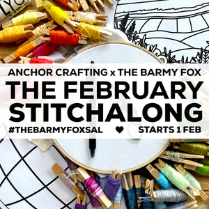 The 2023 February Stitchalong, Live Video Tutorials on Instagram